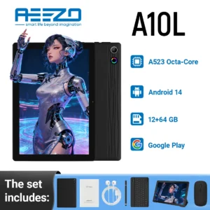 AEEZO A10L 10.1 Inch Android 14 Tablet HD IPS
